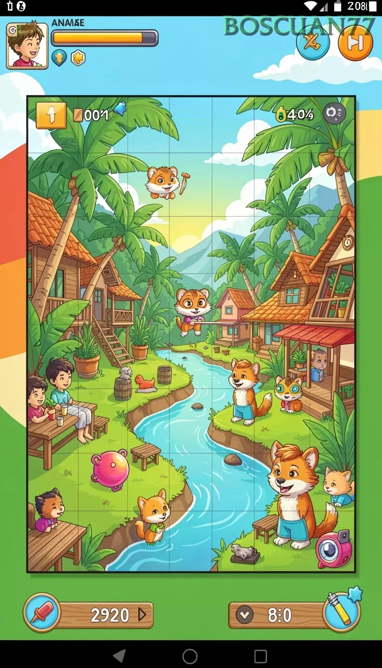 Cuplikan layar MEGA111 — menu navigasi